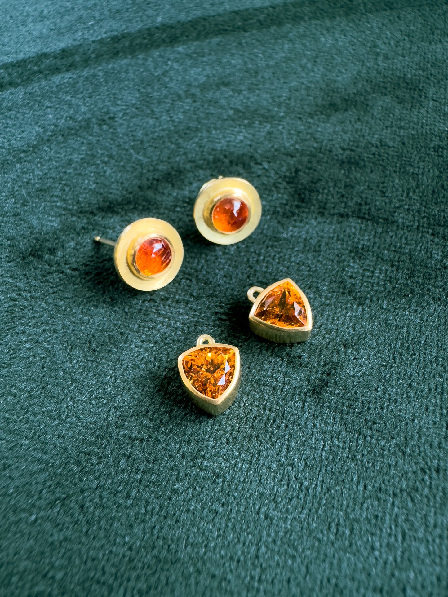 Mandarin Garnet Earrings