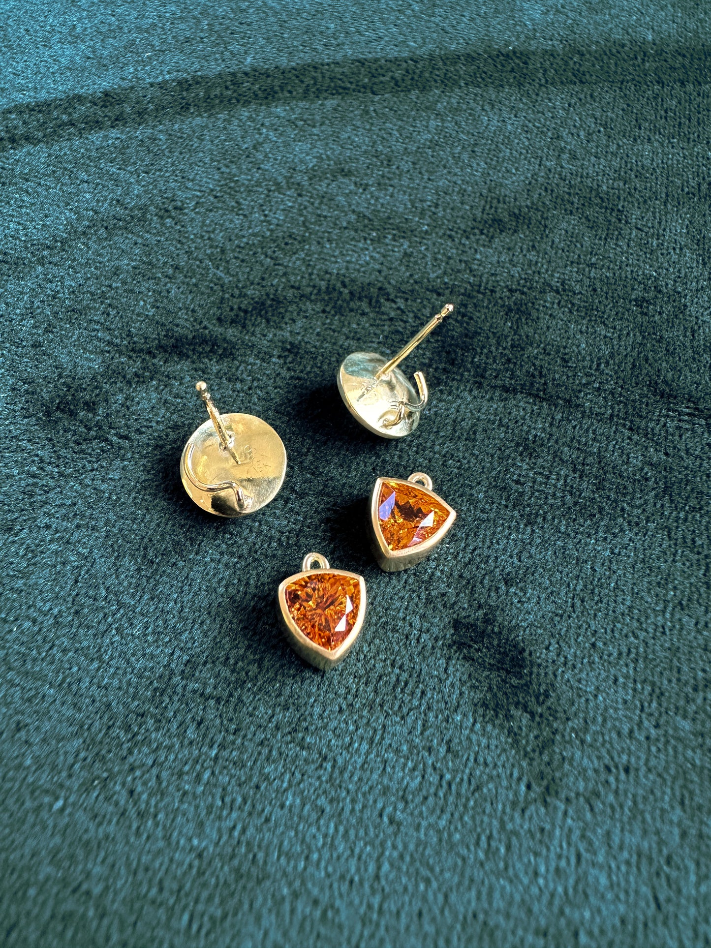 Mandarin Garnet Earrings