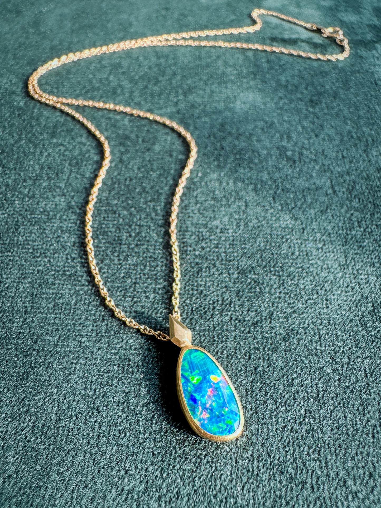 Opal Pendant Necklace