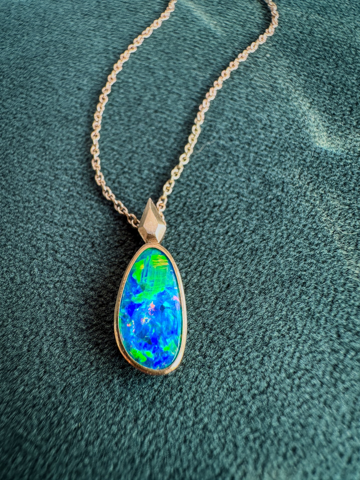 Opal Pendant Necklace