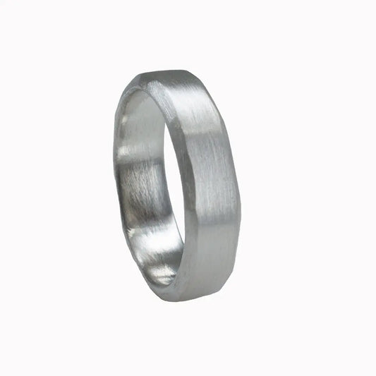 Smooth Sculpted Ring - Sterling Silver